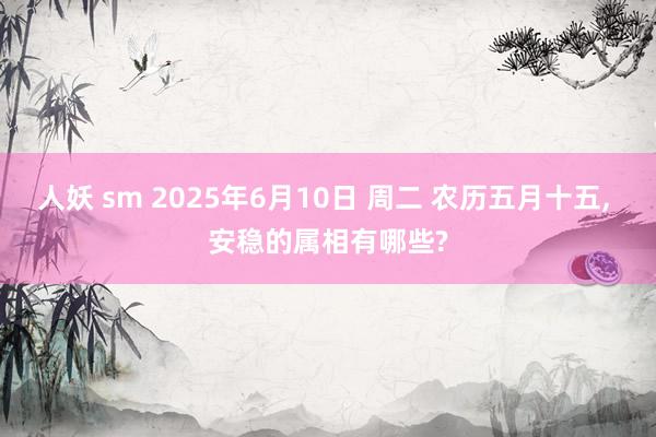 人妖 sm 2025年6月10日 周二 农历五月十五， 安稳的属相有哪些?